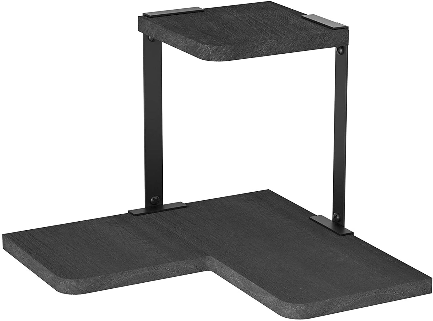SRIWATANA® 2-Tier Rustic Corner Shelf
