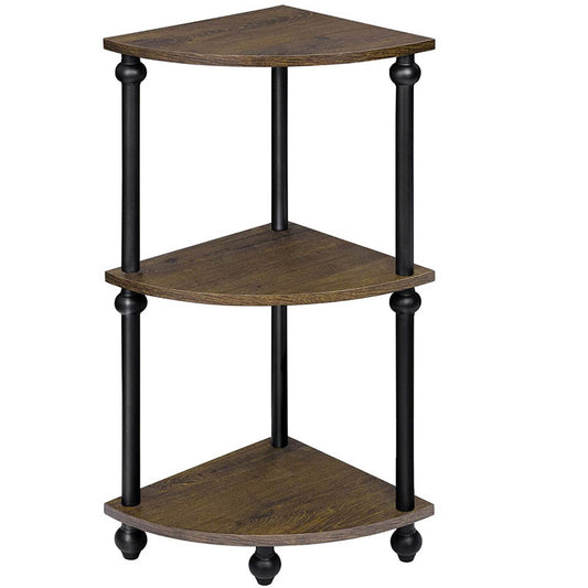  3-Tier Vintage Corner Table Shelf