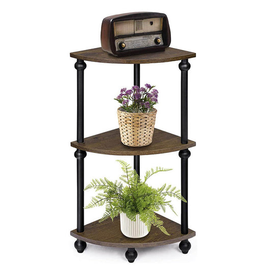  3-Tier Vintage Corner Table Shelf