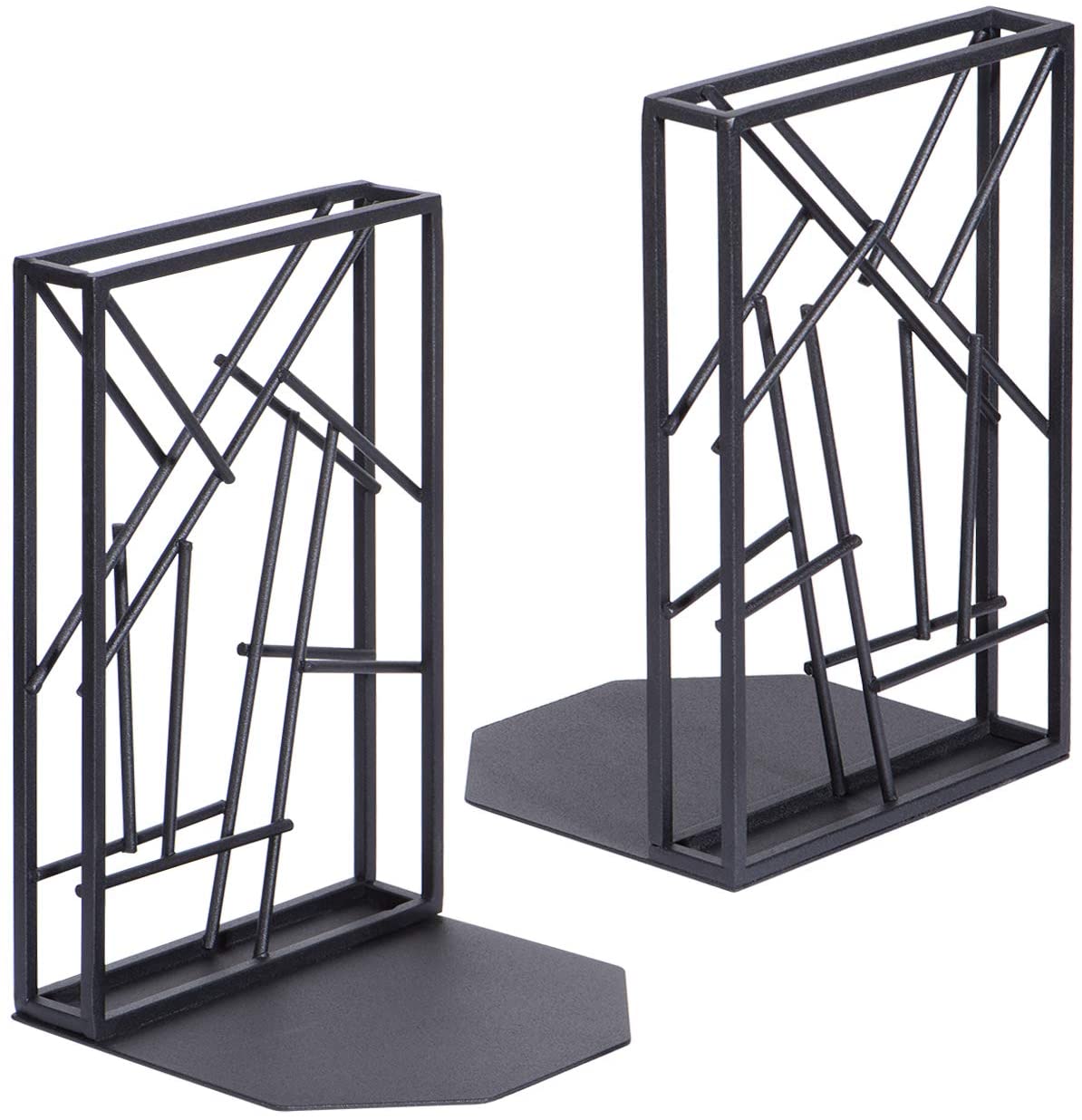 Book Ends Heavy Duty for Shelves Non-Skid & Anti-Scratching