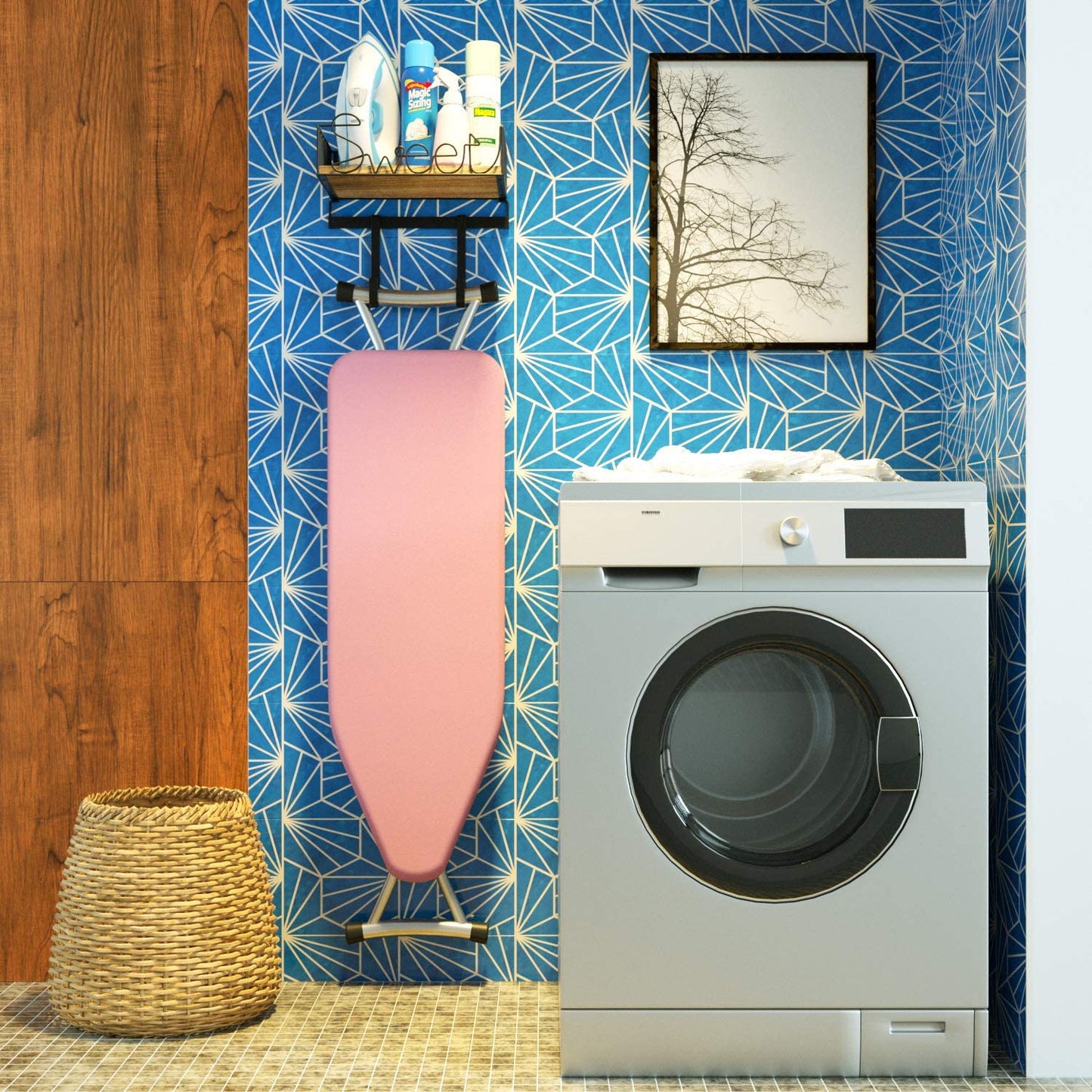 SRIWATANA New Style Chic Iron & Ironing Board Hanger